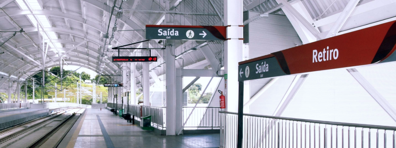 Imagem da Estação Retiro, em São Gonçalo do Retiro localizada na cidade de Salvador.